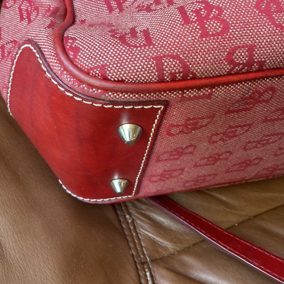 Dooney and Bourke Inc red purse handbag crossbody - Picture 15 of 15